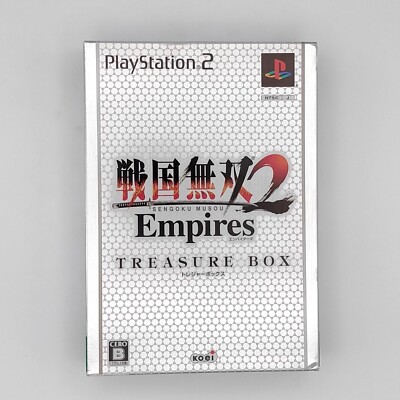 Sengoku Musou 2 Empires Treasure Box Samurai Warriors 2006 PlayStation PS2 KOEI