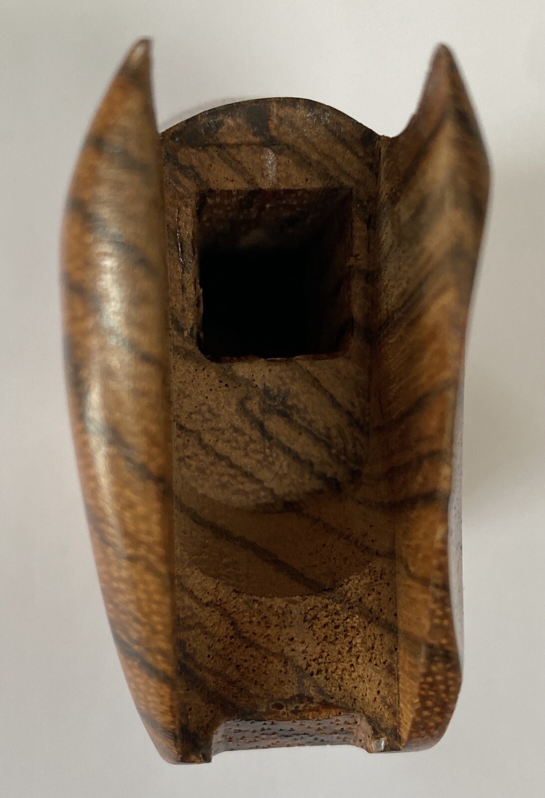 New Unused Dan Wesson Original Zebra Wood Revolver Grips. One Small