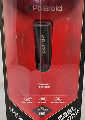 Polaroid 2200 MAH Power Stick Battery Bank For Smart Phone New
