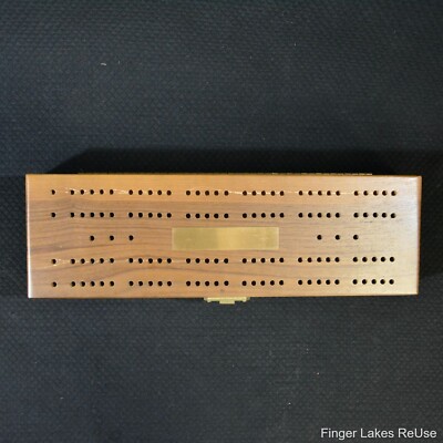 Vintage Domino Cribbage Set Five-Up Handcrafted Dominic C. Armanino 1968
