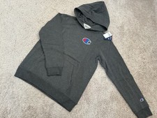 NWT Champion Youth/Big Boys Hoodie Size XL Dark Gray Fleece Pullover Big C