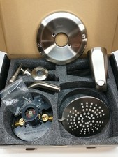 APPASO Shower Faucet and Tub set, Nickel, 5 function spray head, APT125BN
