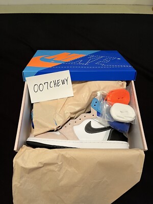 Size 9 - Nike Air Jordan 1 Retro High OG Prototype Blue White Grey DC6515-100