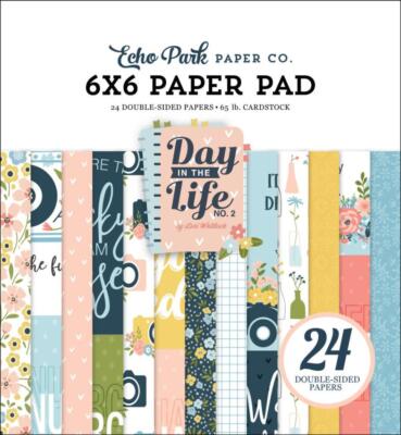Echo Park - Paper Pad 6x6'' - ''Day In The Life No. 2'' - Paper Pack
