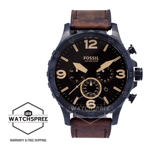 Fossil Nate Chronograph Men's Leather 