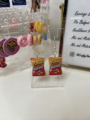 Cheetos Crisps Earrings UK