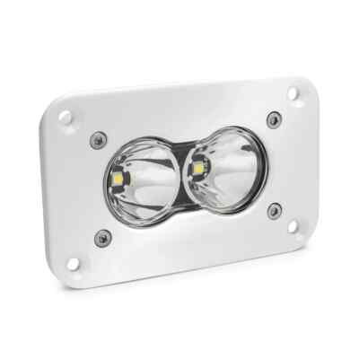 Baja Designs S2 Pro White Flush Mount Clear Spot LED Auxiliary Light Pod