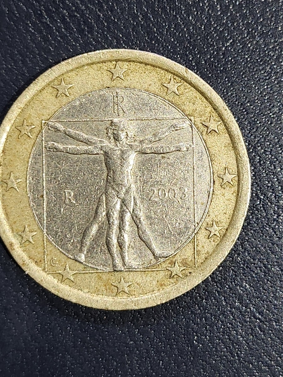 1 Euro Coin (Italy, 2003) *Leonardo Da Vinci*. | eBay