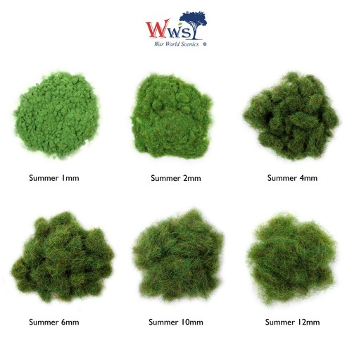 Static Grass Flock 500ml / 1000ml - Choose Your Length Model Railroad WWScenics - Picture 30 of 58