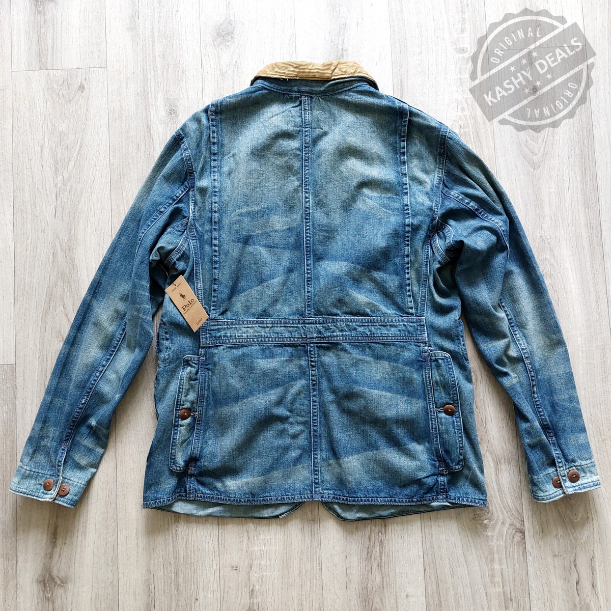 Polo Ralph Lauren Mohawk Field Utility Denim Jacket - Small | eBay