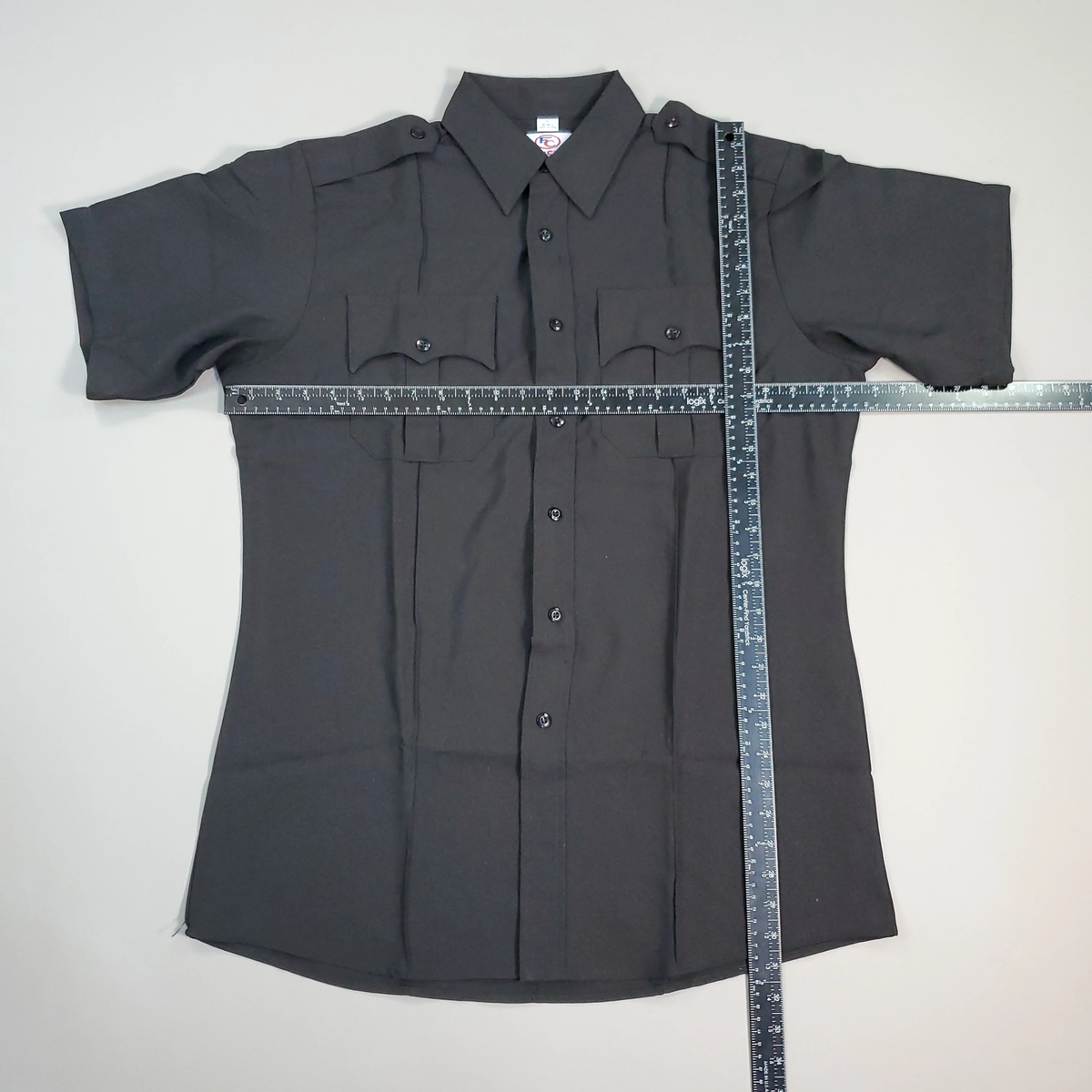 FIRST CLASS Long Sleeve Uniform Shirt Men's Sz L Black LS03 FIRST CLASS Long Sleeve Uniform Shirt Men's Sz L Black LS03
