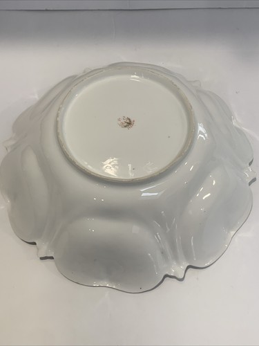 Antique RS Prussia Fruit Serving Bowl. Painted Roses 10" - Bild 4 von 6