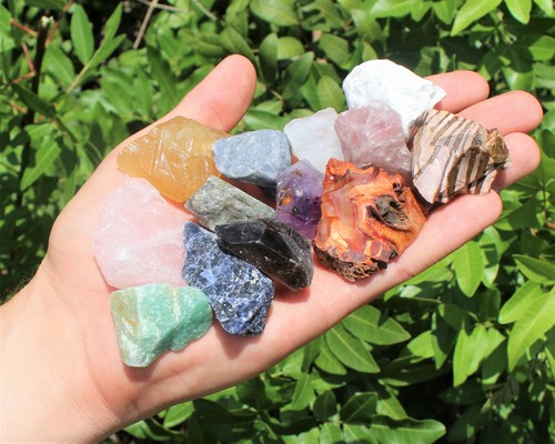 Große Menge gemischte Handwerker Sammlung: Edelsteine Kristall natürlich grob roh 1000 Karat Lot  - Bild 9 von 11