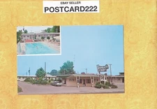 IN Evansville 1960s era vintage postcard DONNA COURT HWY 41 N INDIANA roadside