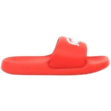 Lacoste Serve Slide 1.0 123 1 CMA Slip-On Red Rubber Mens Sliders 745CMA000217K