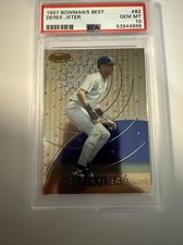 1997 Bowmans Best Derek Jeter #82 PSA 10 Gem Mint HOF Yankess Vintage 53944896