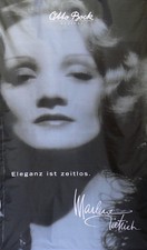 MARLENA DIETRICH DUŻA FLAGA 300 x 148 cm "Elegancja jest ponadczasowa." rzadka FLAGA