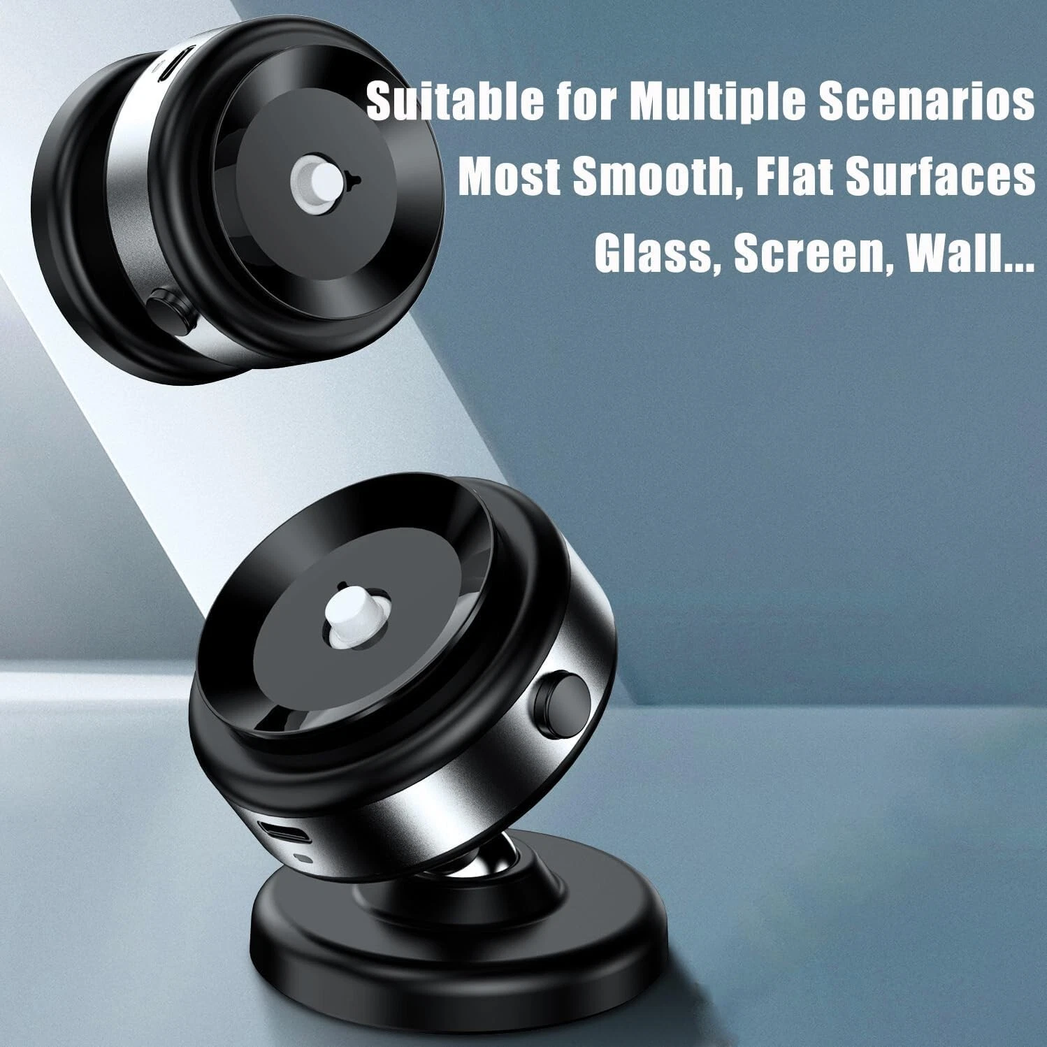 Electric Vacuum Magnetic Suction Cup Car Phone Holder Stand Mount 360° Rotation Electric Vacuum Magnetic Suction Cup Car Phone Holder Stand Mount 360° Rotation