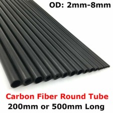 500mm Carbon Fiber Strip Rod Round Tube For RC Airplane