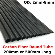 500mm Carbon Fiber Strip Rod Round Tube For RC Airplane