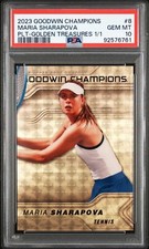 2023 Upper Deck Goodwin Platinum Maria Sharapova Golden Treasures 1/1 PSA 10