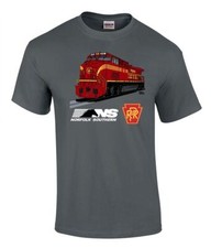 Pennsylvania Railroad train locomotive Authentic Tee T-Shirt [126]