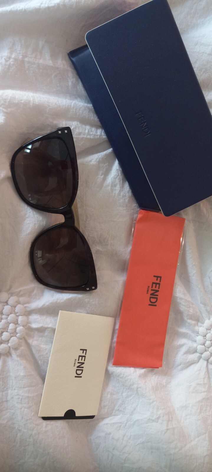 Fendi black and white BNWB sunglasses