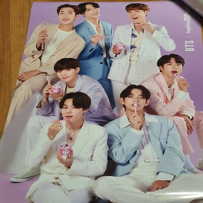 BTS 2020 Official Baskin robbins BTS soulder eco bag bromide