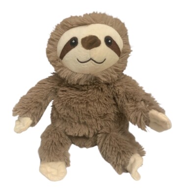 Warmies Sloth Plush Weighted Heatable Stuffed Animal Cozy Microwave Heat Cuddle