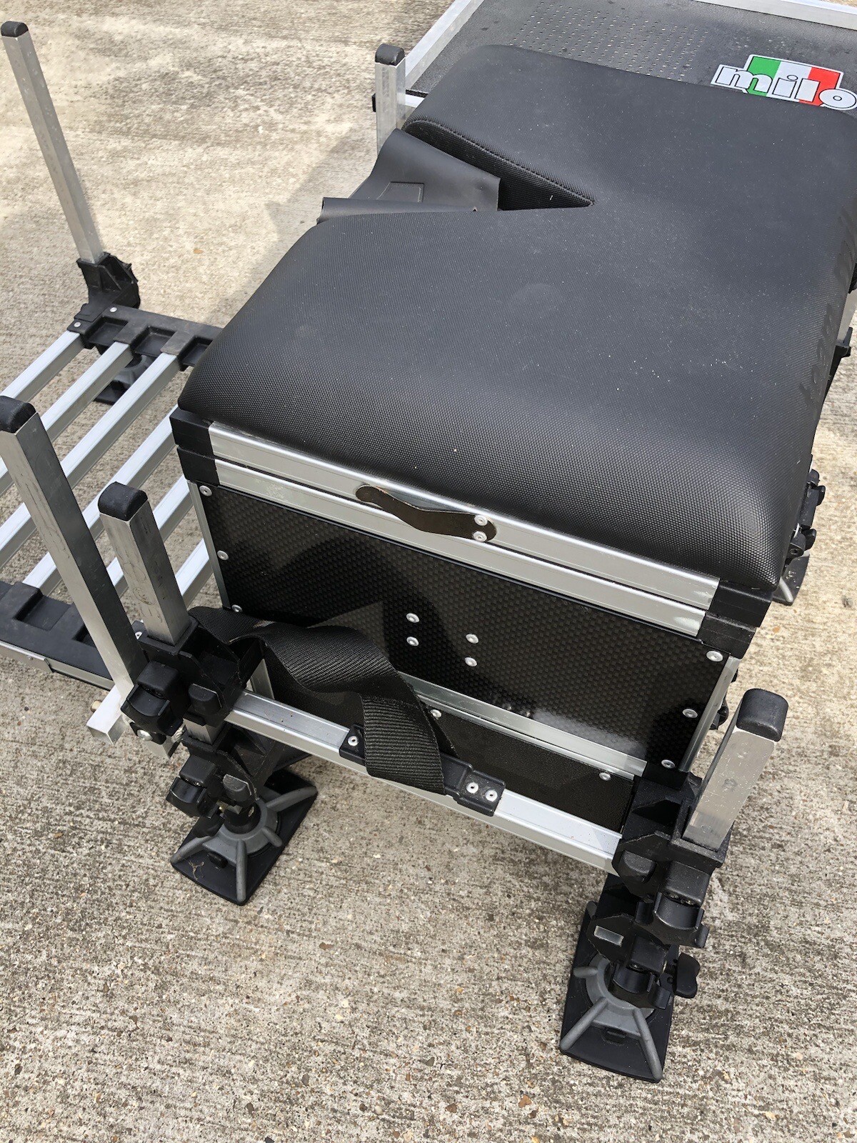 Team Milo 150 Seatbox. Match Fishing Box. eBay