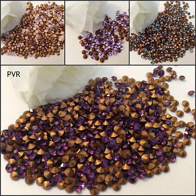 Swarovski #1012 Strasssteine 12ss 1. Qualität GF 3mm Packung 50 BASTELN Farbwahl