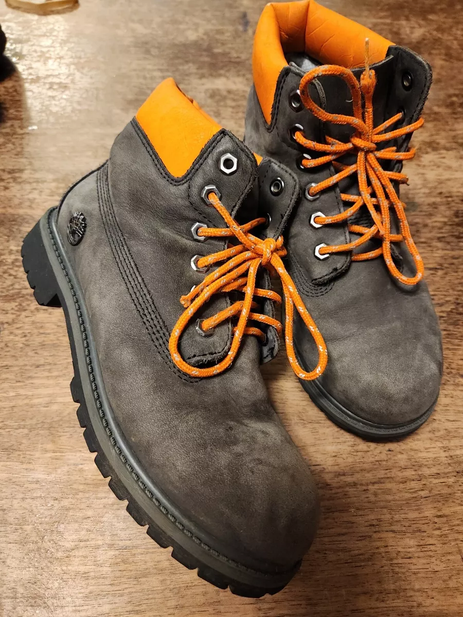 Timberland boys Primaloft 200 gram size 3 boots work hiking metal logo