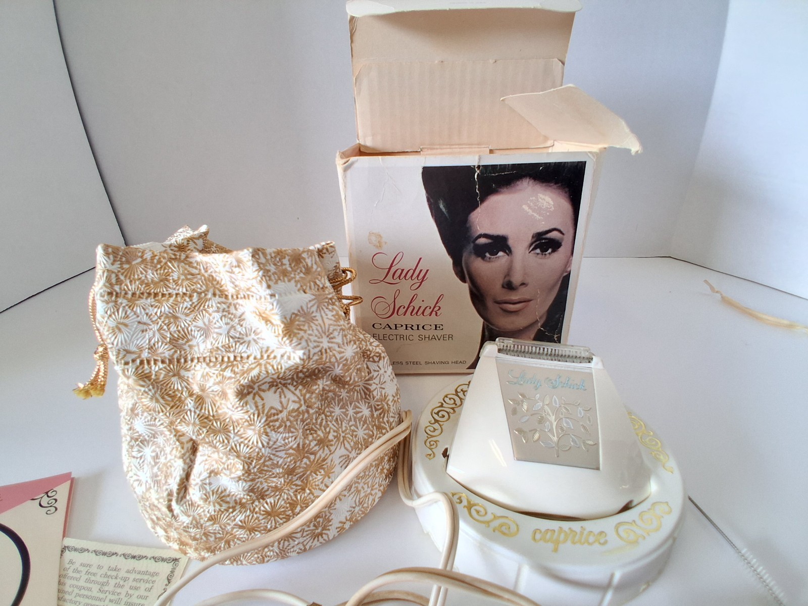 Fancy Womens Vintage Lady Schick Electric Shaving Razor Crown Jewel 