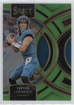 2023 Panini Select Premier Level Neon Green Prizm 34/49 Trevor Lawrence 1pd2