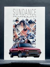 Vintage 1991 Plymouth Sundance Original Sales Brochure Sales Catalog