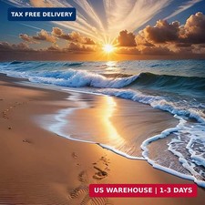 Sunset Beach Diamond Painting Kits for Adults, 5D Diamond Art Kits for Adults Be