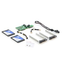 Flex-Bay  Cables for Dell PowerEdge R730xd 12-Bay 2x SFF Caddies 2x 500GB SSD