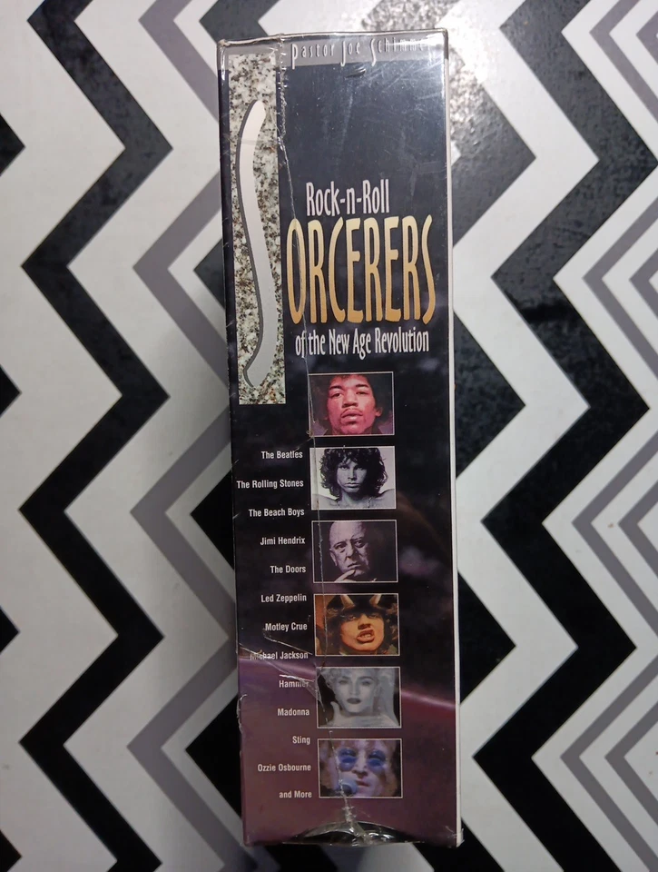 ROCK N ROLL SORCERERS Joe Schimmel SEALED VHS 2-Tape SET Xian Satanic Panic RARE - Image 2 of 4