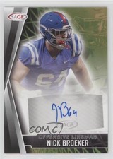 2022 SAGE Low Series Black Nick Broeker #A-NB Auto 2qw