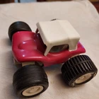 Pink Dune Buggy Mini Tonka Rare Vintage Metal Car Original Paint Estate Find