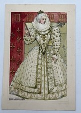 Gouache Originale Maquette pour Chromo Chocolat Guérin Boutron Marie de Médicis