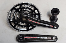 FSA Carbon Pro Team Issue MTB Triple Crankset...