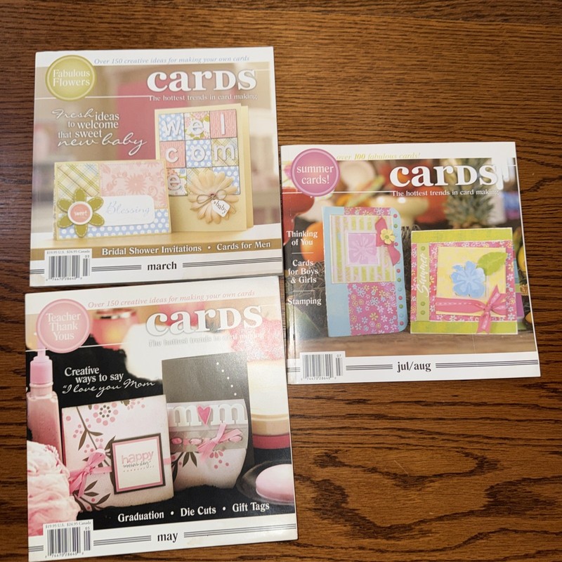 Card Making Idea Books— Lot Of 3