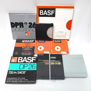 9x cintas de grabación | 7x BASF 1x Agfa 1x TDK | 732 549 555 250 m