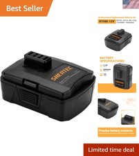 High-Performance 12V Lithium Battery for RYOBI CB120L/CB121L - No Memory Effect
