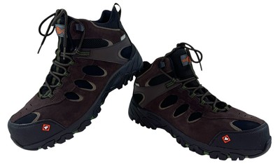 Merrell Ridgepass Bolt Mid Work Boots Waterproof Brown Mens 10.5W J15803W NWOB