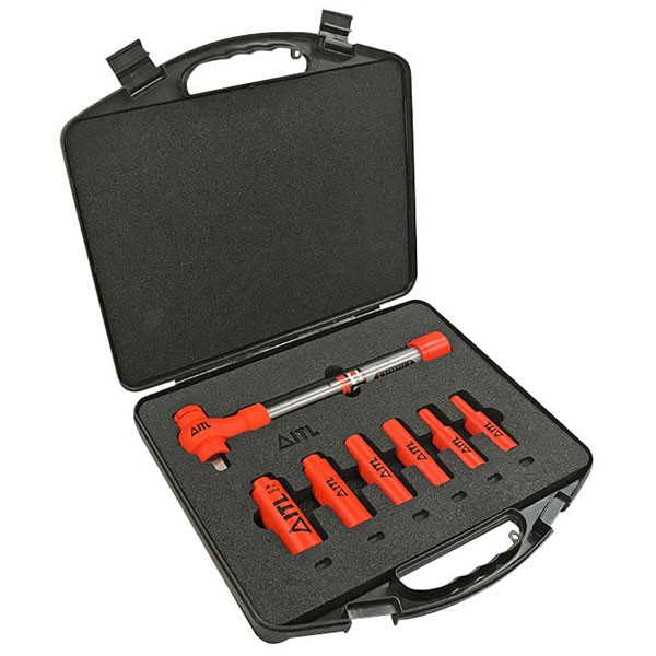ITL Insulated Insulated 1/2in Drive Imperial Torque Wrench Kit, 7 Piece