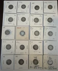 90% Silver $4.00 Face Silver Barber Dimes Lot (40 Barber Dimes) in 2x2 flips