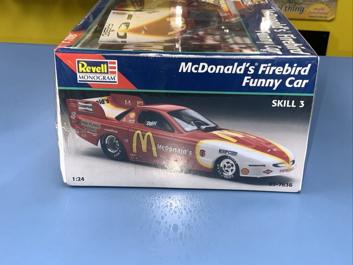 Vintage Revell Monogram McDonald's Firebird Funny Car 85-7636 NEW