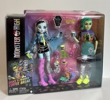 Monster High Deuce & Frankie Coffee Break G3 Fashion Doll Set - HHR58 Mattel